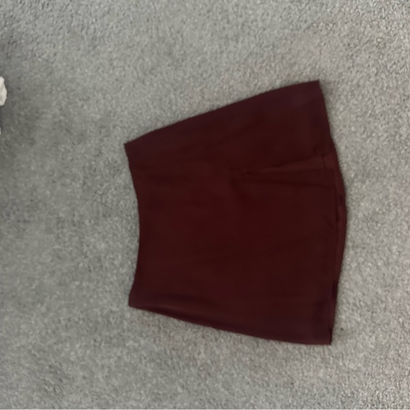 Aritzia silk slip mini skirt with slit - Picture 3 of 3